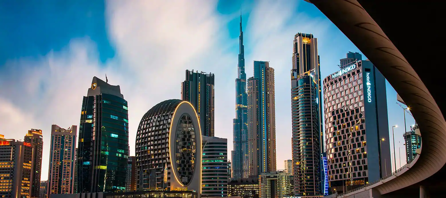 dubai business bay area view